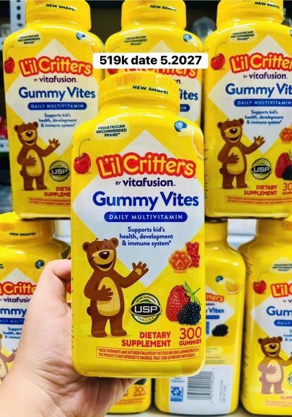 Kẹo dẻo vitamin Lil'Critters Gummy Vites (Mỹ)