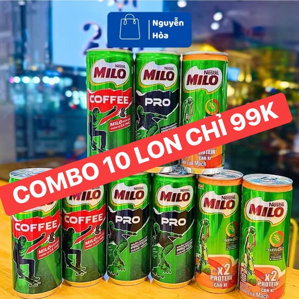 Sữa Milo Protein + Coffee